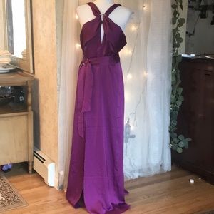 Marciano | Purple Satin Halter | Dress Size 8